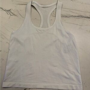 Lululemon Off-White Racerback Tank Top